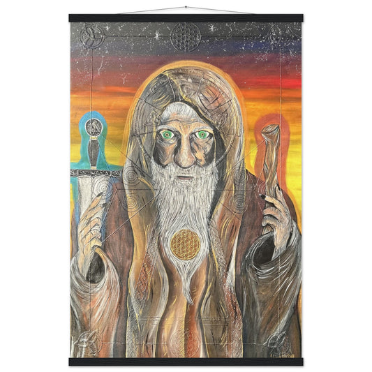 Merlin's Power 24" x 36" Paper Poster with Hanger